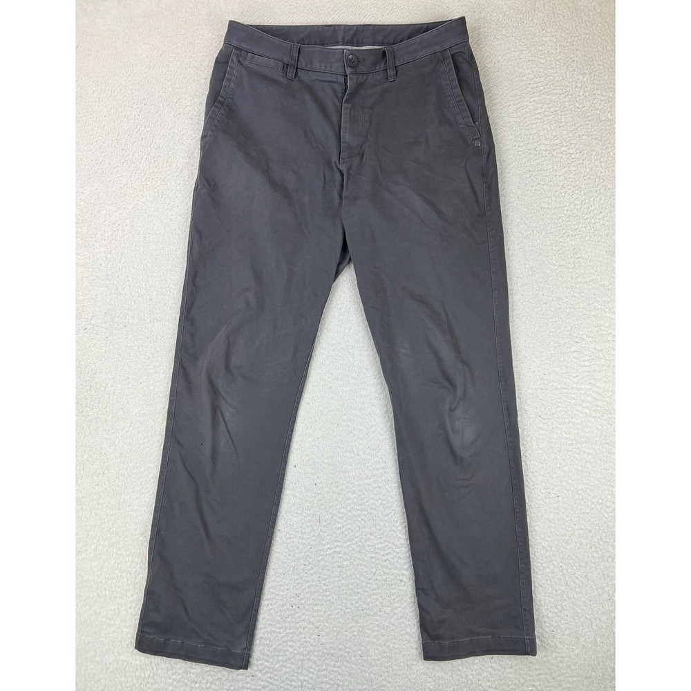 Vuori Meta Pants Mens 31x32 Gray Athletic Slim Fit Performance Chino V4015